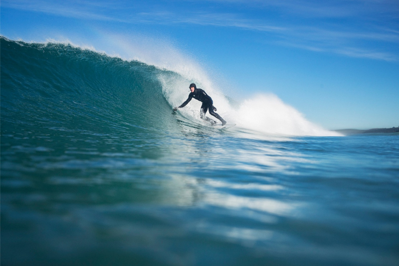 Surfer in Dunedin