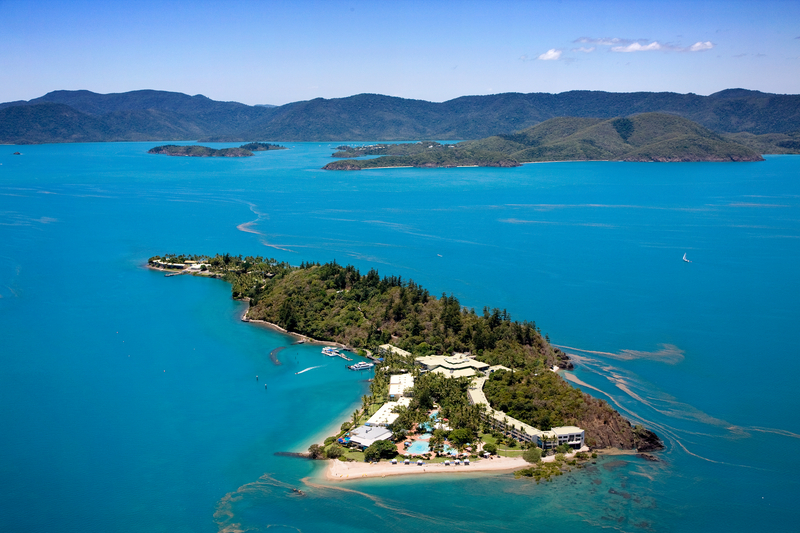 Aerial view of Daydream Island, Queensland