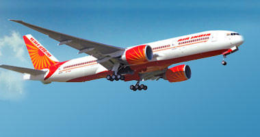 Air India in the sky