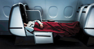 Qantas Business Class Skybed
