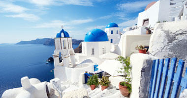 Nearby Santorini
