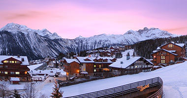 Sunset over the French Alps