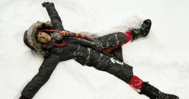 Make a Snow Angel - Check!