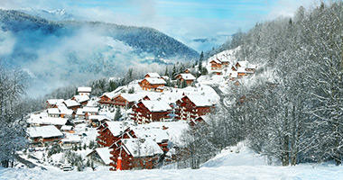 Snow-covered Cottages