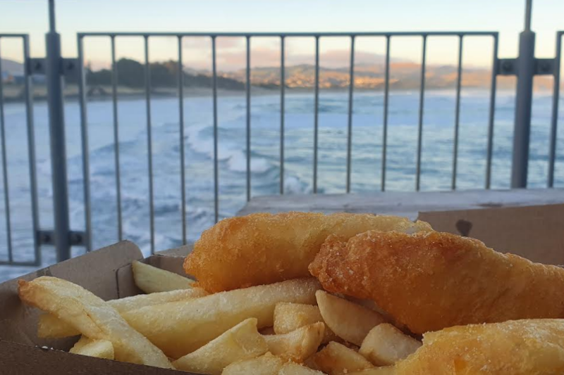 The best fish and chips in Dunners from the Tahuna Camp Store